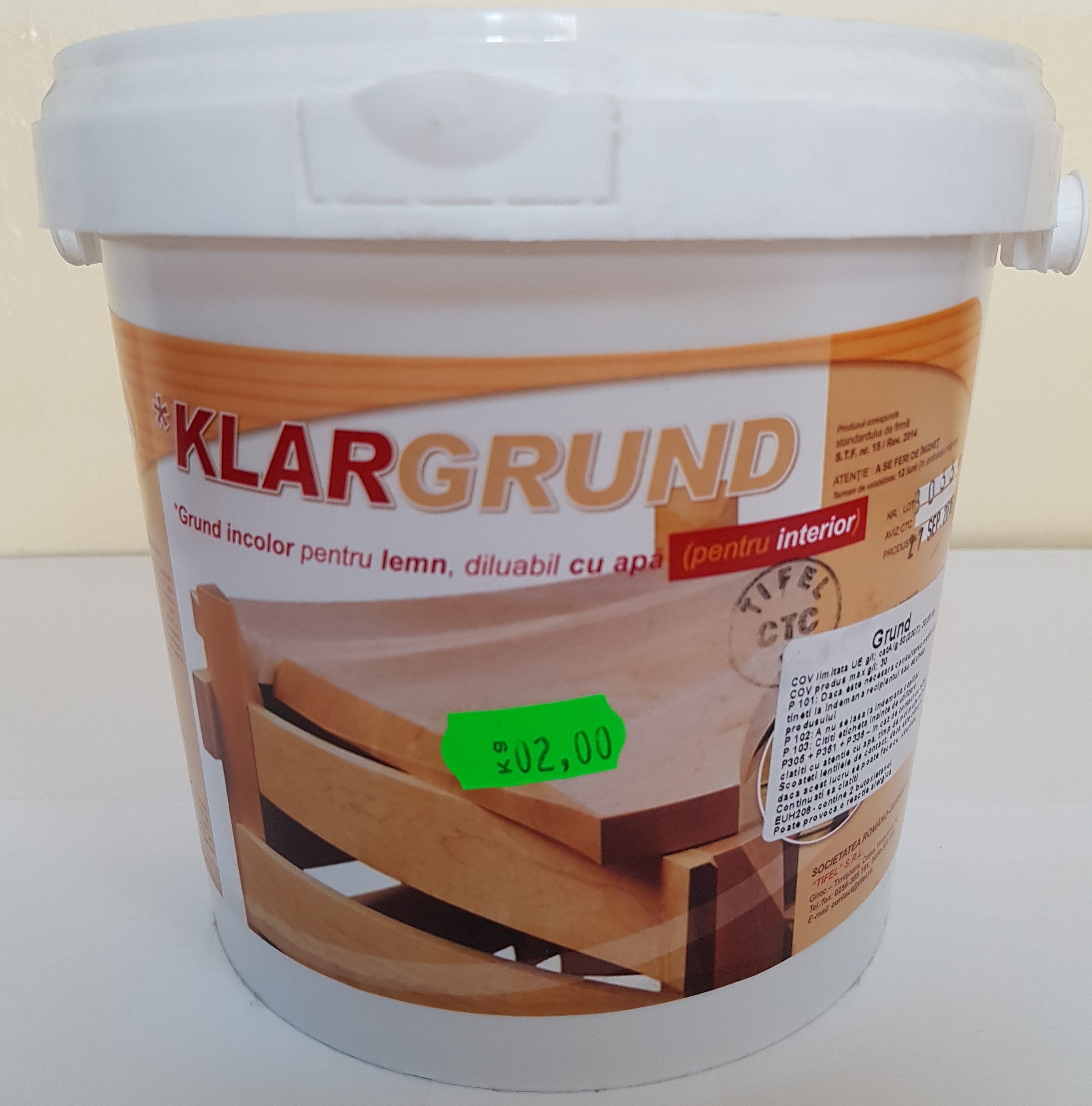 KLARGRUND- Grund incolor lemn